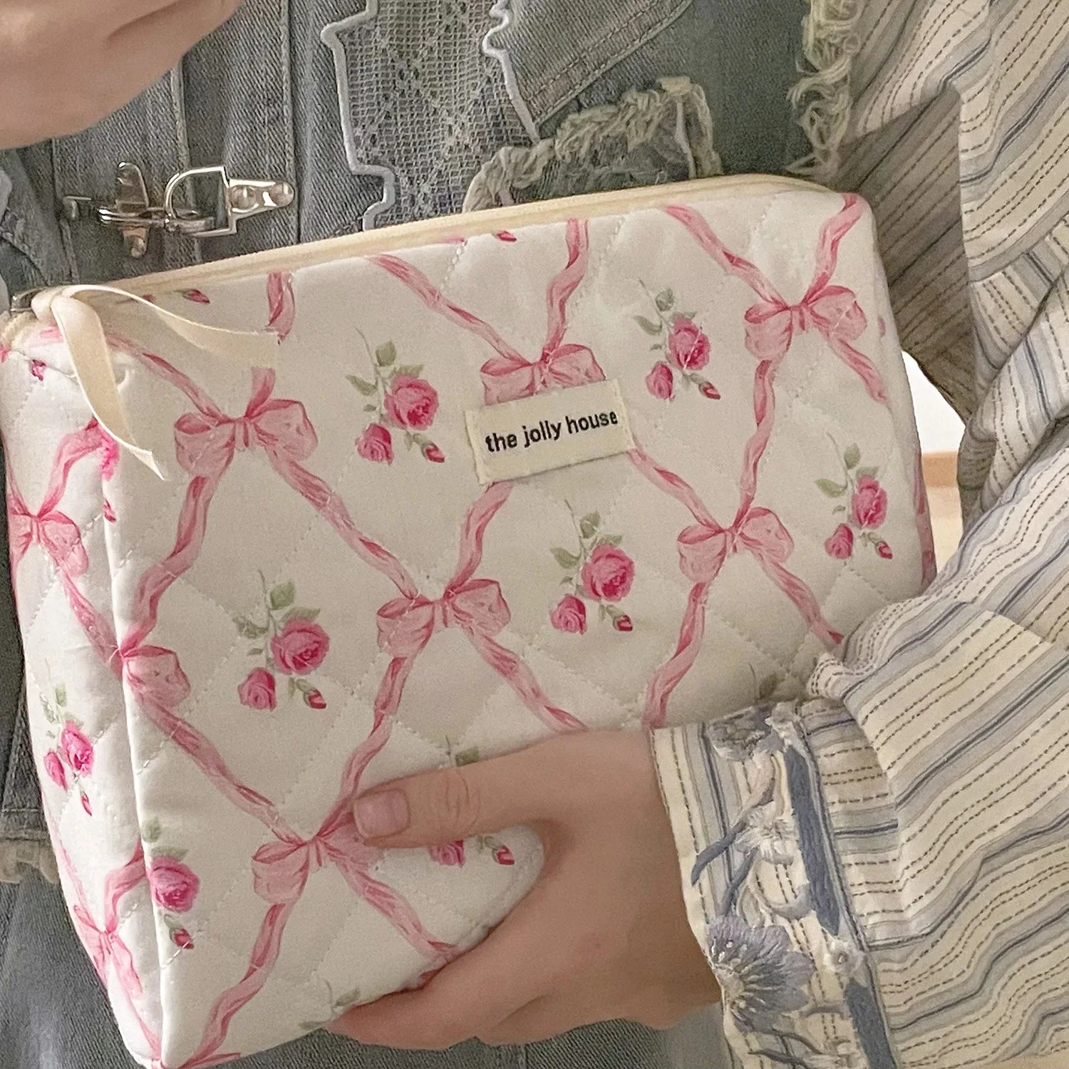 Bloom Bow Makeup Bag