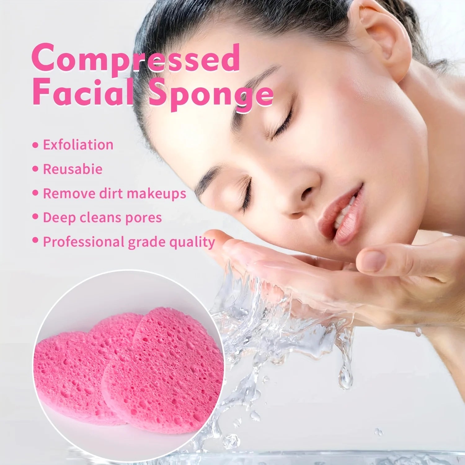 Heart Facial Sponges